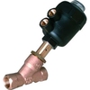 Globe valve free-flow Type 31055 series 2000 bronze entry below the valve pneumatic internal thread
